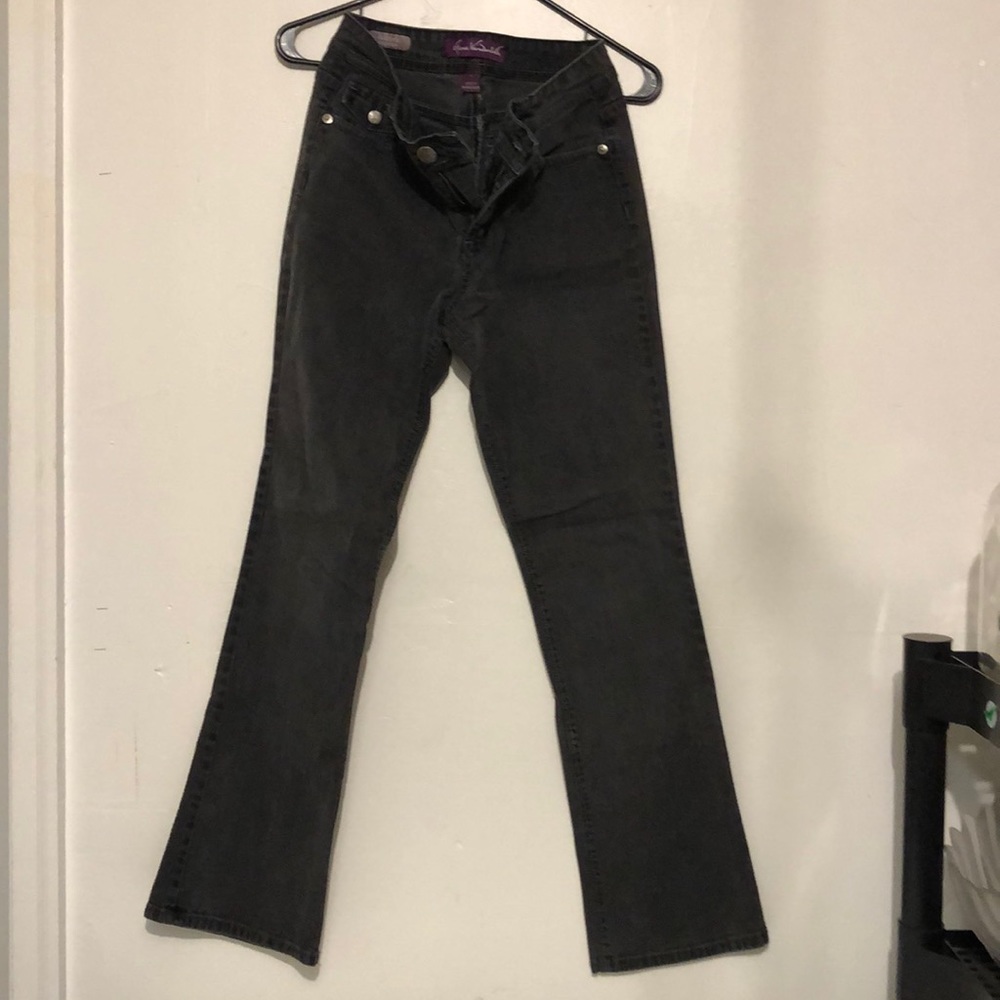 Gloria Vanderbilt faded black jeans size 6
